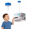Skylighting LAMPA WISZĄCA ŻYRANDOL SUFITOWA AUTKA NIEBIESKIE LED LAMPY ŻYRANDOLE ABAŻUR