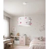 Skylighting NOWOCZESNA LAMPA SUFITOWA WISZĄCA DZIECIĘCA ABAŻUR 30CM POMPONY LED E27