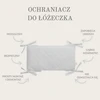 Sleepee Modułowy Ochraniacz Do Łóżeczka Pikowany Velvet Gąbka Do Łóżka