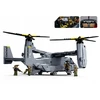 Sluban Blocks Helicopter Landing Plane MV-22 Osprey USA 1163 el Model
