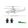 Sluban Blocks Sraigtasparnis Sraigtasparnis KA-52S Karinis 913 el Army for Children