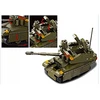 Sluban BLOKAS IZRAELI TANKAS MERKAVA MK. I/II 344EL. + 5 KARINIO JUDĖJIMO FIGURINĖS.