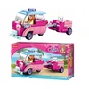 Sluban Construction Bricks Automobilis su priekaba Girls Dream B0921C 116 vnt.