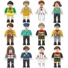 Sluban FIGURINES x12 8099 miesto kvartalų figūrėlių automobilio policininko figūrėlių rinkinys
