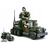 Sluban Gaz Halftrack statybiniai blokai 2in1 243 vnt Vaikų gynimo diena