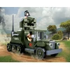 Sluban Gaz Halftrack statybiniai blokai 2in1 243 vnt Vaikų gynimo diena
