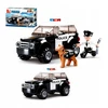Sluban Klocki policijos policijos policijos automobilis 78 el automobilis vaikams