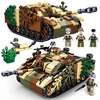 Sluban Plytos TANK StuG.III Vokiškas naikintojų maskavimas 3 MOVEBLE FIGURINES