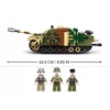 Sluban Plytos TANK StuG.III Vokiškas naikintojų maskavimas 3 MOVEBLE FIGURINES