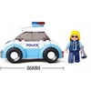 Sluban policijos automobilio konstravimo rinkinys su policininke