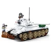 Sluban tankų blokai T-34 žieminiai balti 518 vnt. 1s