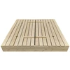 4Iq Group Smėlio dėžė Bonus Orbis, 160x160cm, su patiesalu