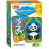 Smėlio nuotraukos - Panda ir Zebras - Ranok-Creative