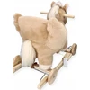Smėlio spalvos Pegasus rokeris/važinėjimas su sėdyne ir garsu Adam Toys