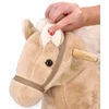 Smėlio spalvos Pegasus rokeris/važinėjimas su sėdyne ir garsu Adam Toys
