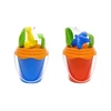 Smėlio žaislų rinkinys su kibirėliu ir formomis 18 cm