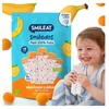 Smileat ECO Fruit Mousse Abrikosų bananų 100g Natūralus raminamasis kremas, skirtas dantų dygimui ir šypsenai