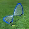 Smj Sport Išskleidžiami futbolo treniruočių vartai – mėlyni (D) 183x104x104 cm