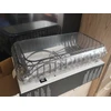 Smukee Home vaisių krepšelis 2_pakopų metalinis juodas 39x32x22