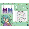 Snails MERMAID LAGOON vaikiškas nagų dekoravimo rinkinys - 2 nuplaunami nagų lakai