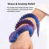 Snake Dragon 3D šarnyrinė figūrėlė, kilnojama tikroviška su spausdintuvu 60 cm