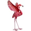 Sodo dekoras Flamingas 95x49x42cm metalinis
