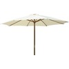 Sodo skėtis PATIO Poly Ecru, 3 m