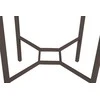 Sodo stalas 70x70x103cm juodas/rudas