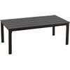 Sodo stalas 98x48x39cm juodas/rudas