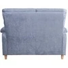 Home4you Sofa INGRID 2-vietė, pilkšvai mėlyna