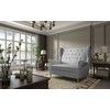 Fotelis Signal Meble Sofa KARO 2 VELVET, pilka