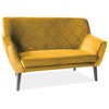 Fotelis Signal Meble Sofa KARO 2 VELVET, pilka