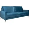 Home4You Sofa-lova ANNA su daiktadėže Melsvai žalias aksomas