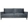 Home4You Sofa-lova ANNA su daiktadėže Pilkas aksomas