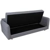 Home4You Sofa-lova VISBY 200x88xH93cm, pilka
