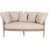 Lauko baldų komplektas Home4You Sofa MEDINA 163,5x135xH71,5cm Smėlio
