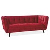 Fotelis Signal Meble Sofa Signal Nordic 3 VELVET, pilka