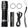 Sofirn SC18 įkraunamas žibintuvėlis 1800 lm profesionalus USB-C rankinis stiprus