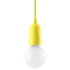 Sollux Lighting Lampa Wisząca ERICA 1 Żółta na Sufit Dziecięca E27