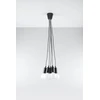 Sollux Lighting Lampa Wisząca ERICA 5 Juoda Sufitowa Dziecięca
