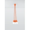Sollux Lighting Lampa Wisząca ERICA 5 Pomarańczowa Dziecięca LED