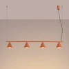 Sollux Lighting Sollux pakabinamas šviestuvas Nox 4L, raudonas