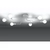 Sollux Lighting Żyrandol HECTOR 6 balta industrialny do jadalni i kuchni Sollux led