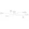 Sollux Lighting Żyrandol HECTOR 6 balta industrialny do jadalni i kuchni Sollux led