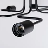 Sollux Lighting Żyrandol VECTOR 6 Juodas na Sufit Dziecięca Lampa