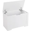 Songmics BALTOS ŽAISLŲ rūšiavimo dėžė 76 x 48 x 40 cm palėpė
