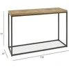 Fotelis Home4you Šonininis staliukas INDUS 116x37xh77cm