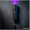 Sonovo Galingas UV žibintuvėlis 12 LED 395nm gintaro mineralams + 3x AAA baterijos