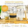 SOURDIN STARTER KIT 1000ml FERMENTACINIO STIKLO TERMOMETRO METELĖ