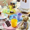 Spalvoti KALAS plastikiniai puodeliai vaikams, IKEA pikniko rinkinys, 6 vnt